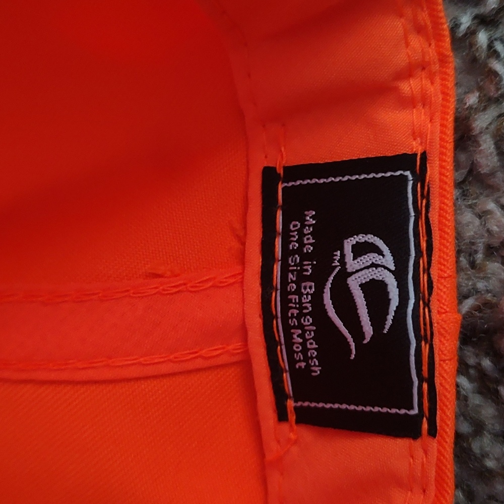 Graybar Neon Orange Baseball Adjustable Snapback … - image 6